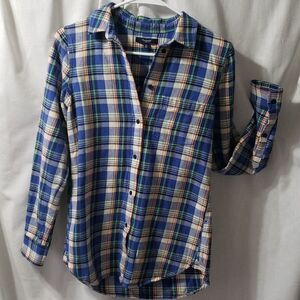 Madewell. Heavy Weight Plaid Flannel. Size XS.